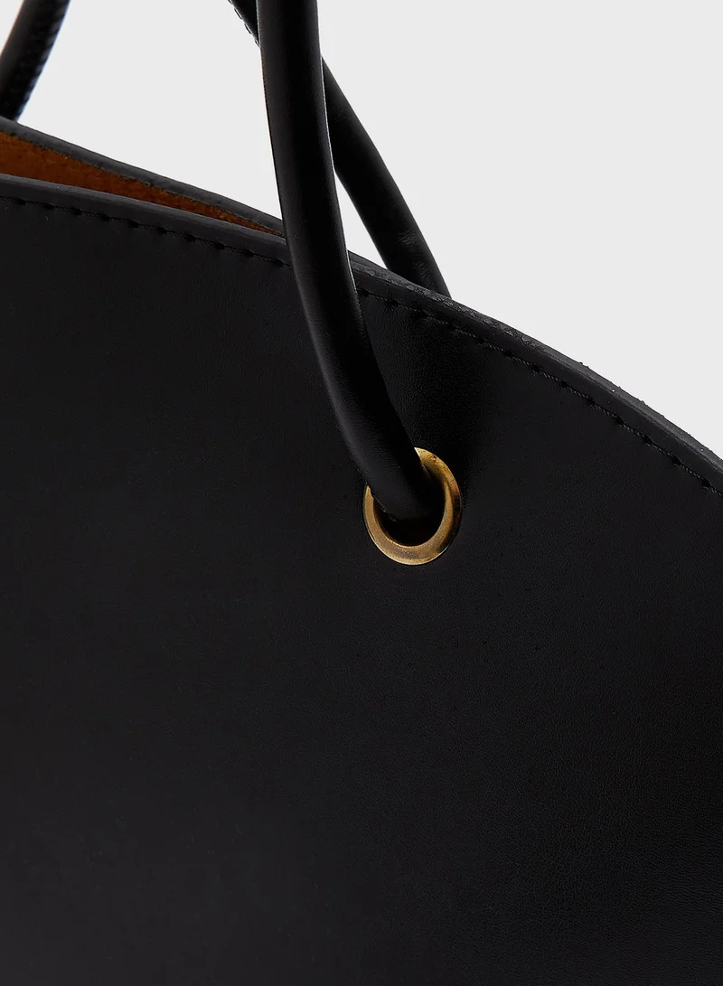 ELLA Minimal Bucket Tote Bag