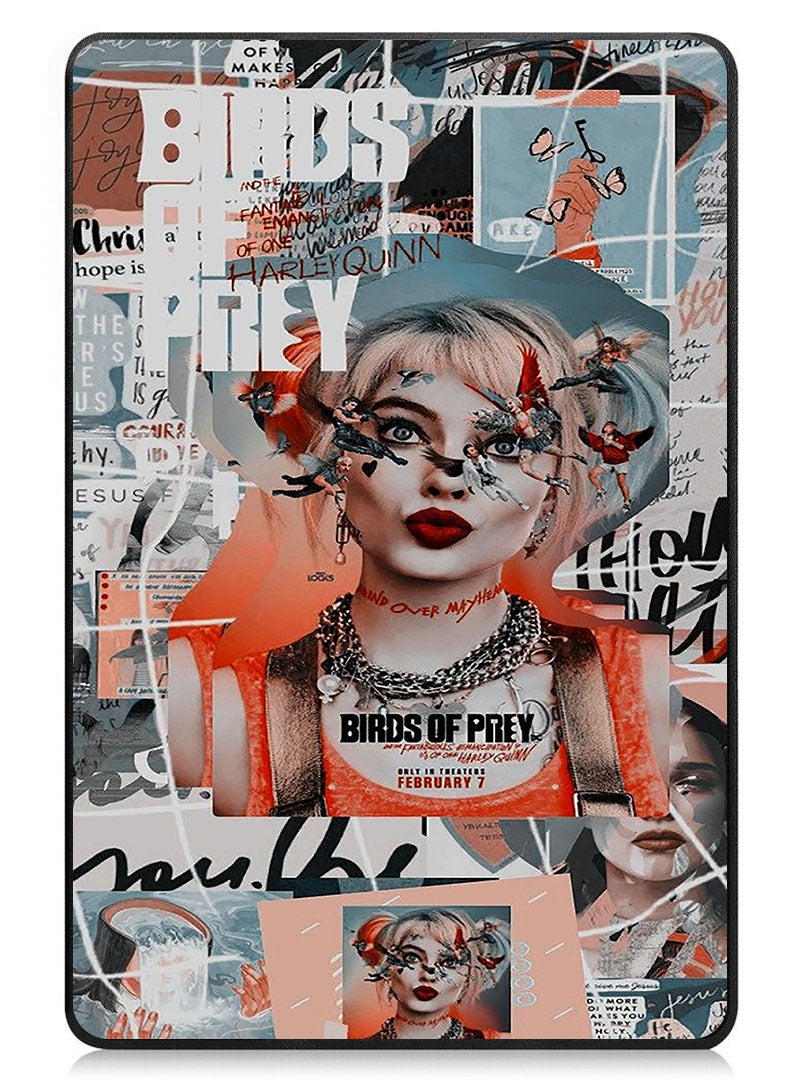 Theodor Protective Flip Case For Apple iPad mini 7th Generation (A17 Pro 2024 Model) (Mini 6 2021 Model  6th Generation) With Trifold Stand Auto Wake Sleep Shockproof Cover Birds of Prey - Image 1