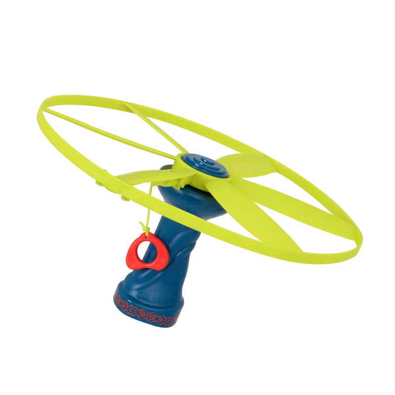 B. toys â€“ Skyrocopter â€“ Sports & Outdoors â€“ Light â€“ Up Disco Flyers â€“ Flying Disc with Lights & Launcher For Kids 5 Years + - Image 1