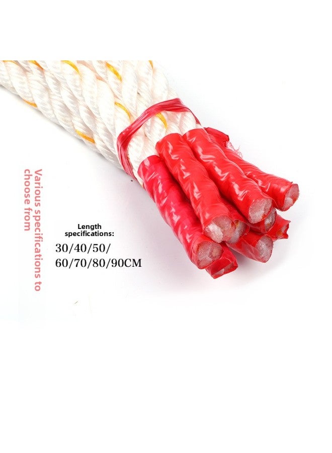 Sensory Mini Rope Kindergarten Gymnastics Small Rope Morning Exercise Special Children's Equipment Toys Small Short Rope-Color:70cm Color 1.6cm Thick  - Image 5
