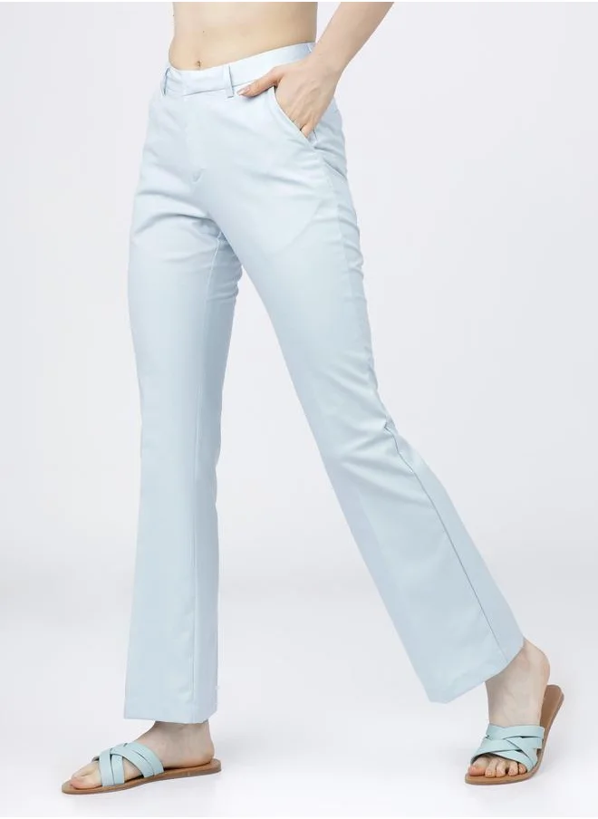 طوكيو توكيز Straight Fit Bootcut Trouser with Side Pocket by Styli