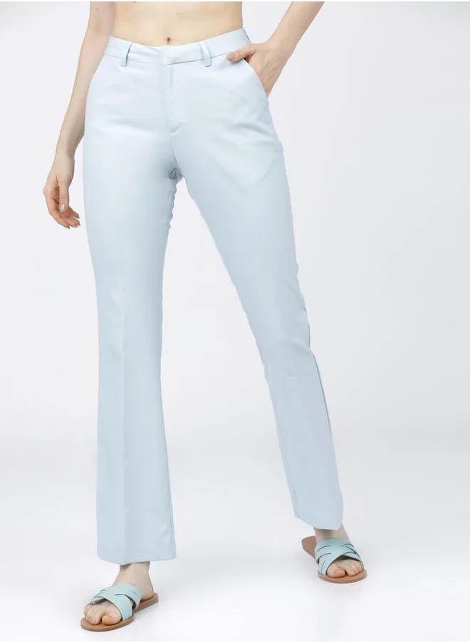 طوكيو توكيز Straight Fit Bootcut Trouser with Side Pocket by Styli