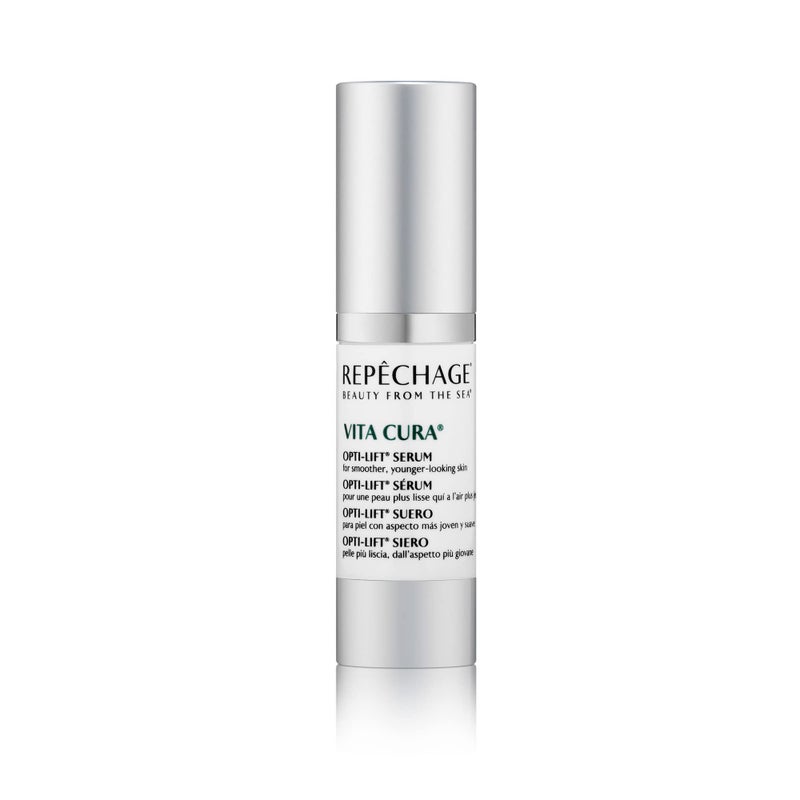 Repechage Vita Cura OptiLift Serum Anti Aging Eye Contour Lifting Effect to Smooth Out Look of Wrinkles and Crows Feet with Almond Protein Seaweed Extracts and Peptides 15ml 05fl oz