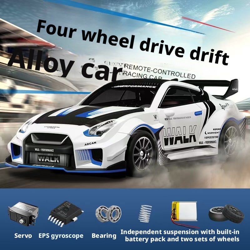 1:43 RC Drift Car Alloy 4WD GTR/Porsche 911 - Image 1