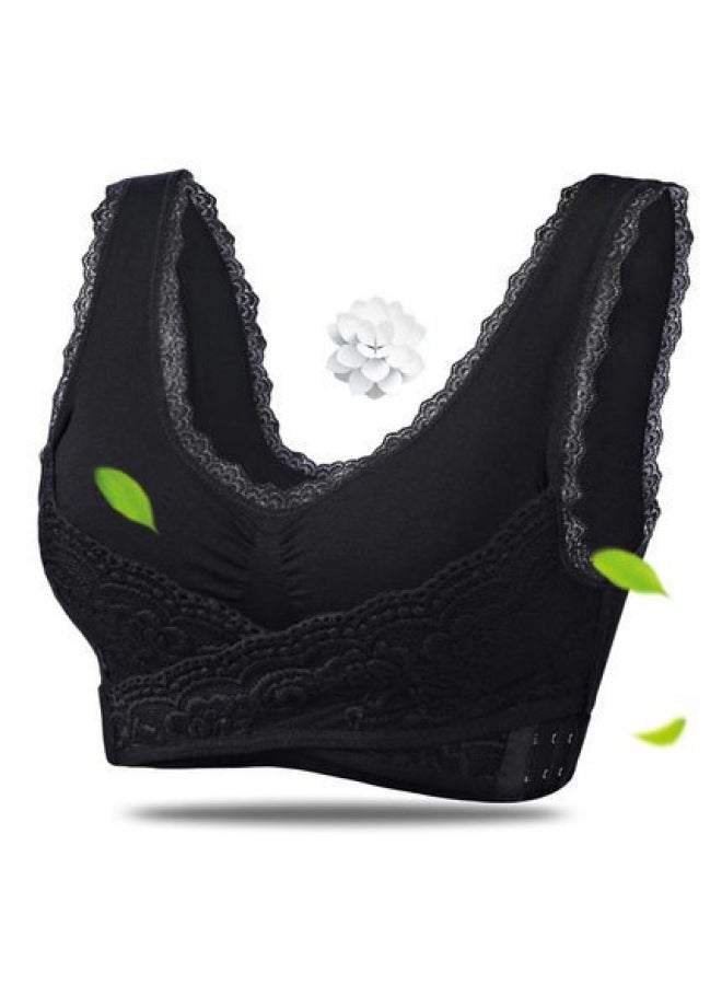 Front Cross Side Buckle Lace Push-up Rimless Sports Bra Yoga Running Fitness Sports Underwear For Women