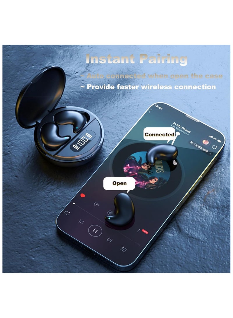 Bukela Wireless Bluetooth Sleep Earbuds, for Side Sleepers, Bluetooth Sleep Headphones, Earbuds for Side Sleepers, Wireless Sleep Headphones, Sleep Earbuds for Side Sleepers - Image 4