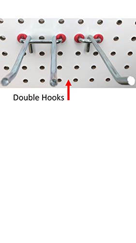 Pegitz Pegboard Peg Locks 50PCS (1/4 inch, Red) - Image 5