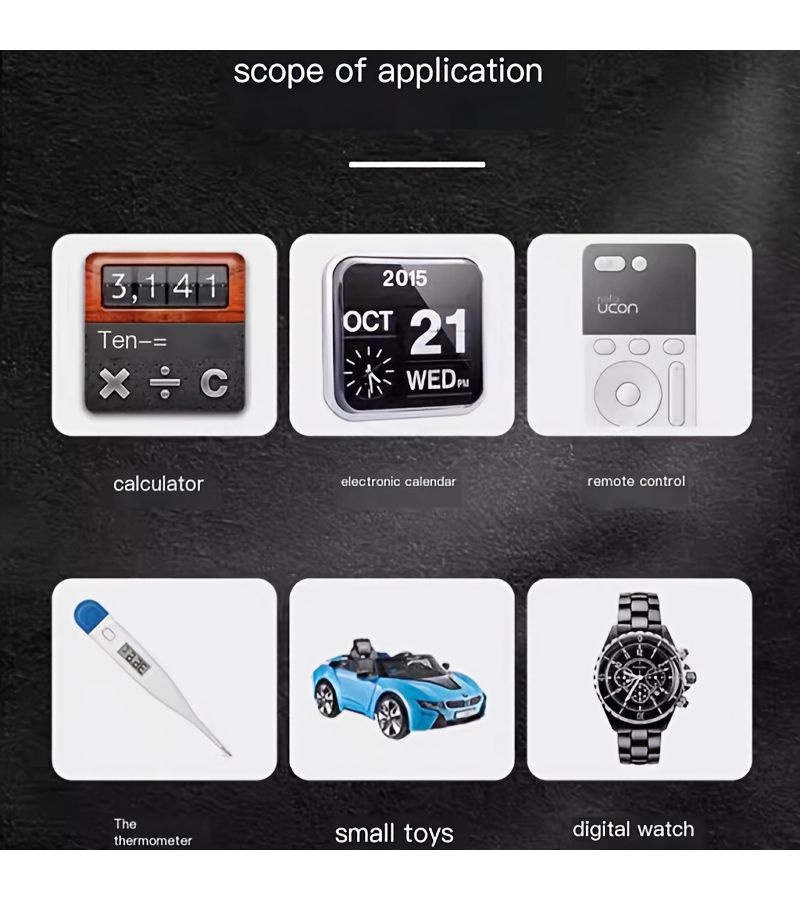 Universal 1.5V LR44 AG13 Button Battery 10 Pack for Watches Calculators Remote Controls - Image 2