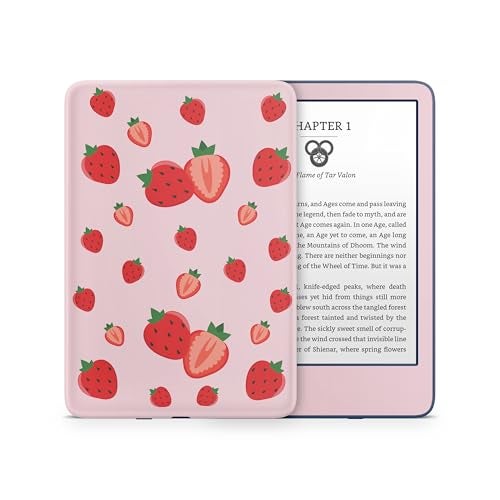 Tacky Design Strawberry Skin for Kindle ColorSoft Skin Wrap 2024 Decal Classic Color Vinyl, Premium 3M Decal Sticker for Full Surface Coverage (ColorSoft (12th Gen, 2024)) - Image 1