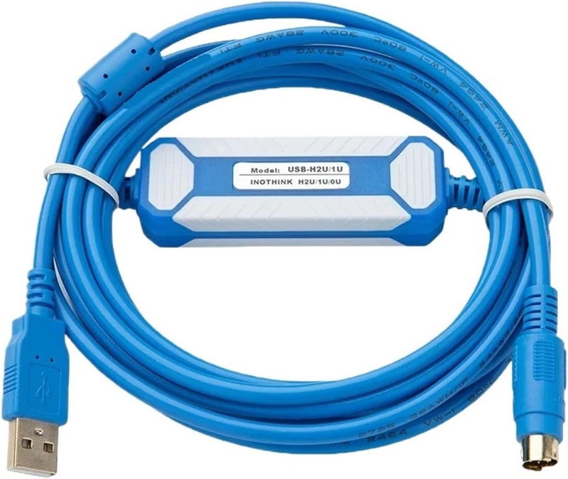 1pc Chip USB-H2U for H0U H1U H2U Series Programming Cable Isolated Data Download Line(Gold Plated) - Image 1
