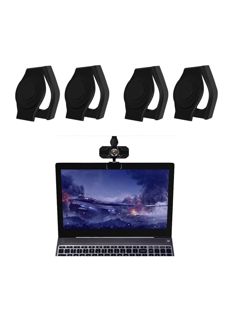Captaintech 4 Pack Webcam Cover Thin Web Camera Lens Cover Privacy Shutter Cap Hood with Strong Adhesive Web Cam Privacy Covers for Logitech HD Pro Stream Webcam for C270 C615 C920 C930e C922X and Others - Image 2