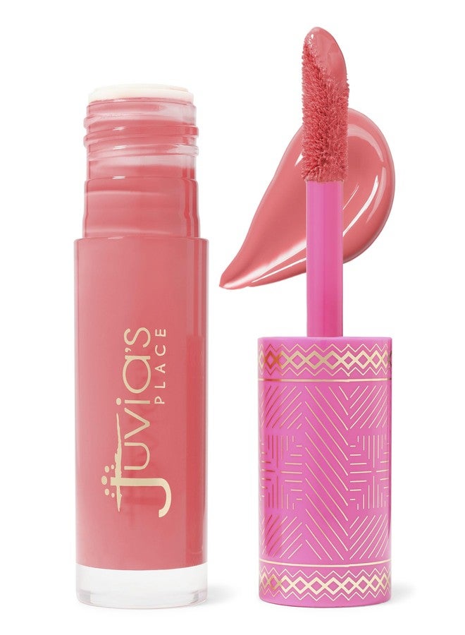 Juvia's Place خدود سائلة بلون الخوخة من جوبيا - لمسة رطبة لمكياج الخدود بلمعان صبغة جمال سهل يدوم طويلاً مستحضرات تجميل كريمية ناعمة طبيعية قابلة للبناء لجميع ألوان البشرة لمسة خفيفة نهائية خالية من العيوب - Image 1