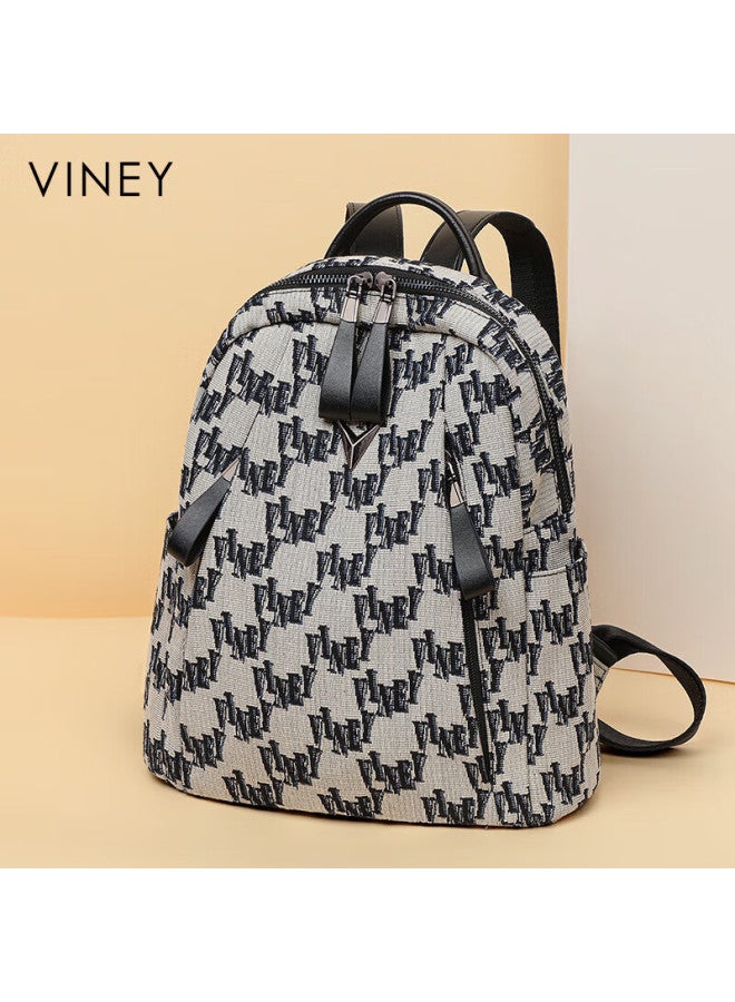 Viney Backpack For Women, Large Capacity, Casual Lightweight School Bag For Students, Stylish High-quality Travel Backpack, Luxury Laptop Bag - Image 1