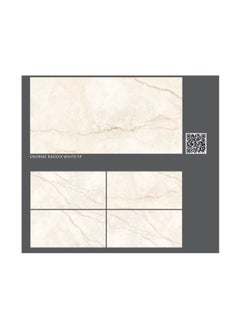 SOMANY Enorme Raddix White FP Polished Porcelain Tile 800 x 1600 MM, Thickness 11 2.56 SQM | Luxury Large Format Flooring, Modern White Tiles for Living Room & Bathroom  - Image 2