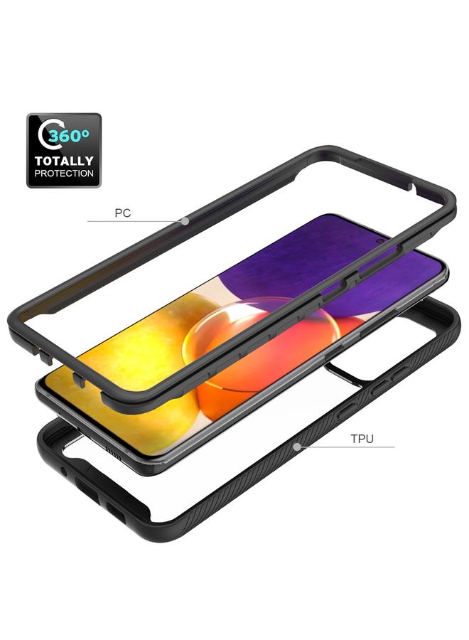 اس-توب جراب لهاتف Samsung Galaxy A82 5G Starry Sky بلون سادة مقاوم للصدمات من البولي كربونات + جراب TPU - Image 3