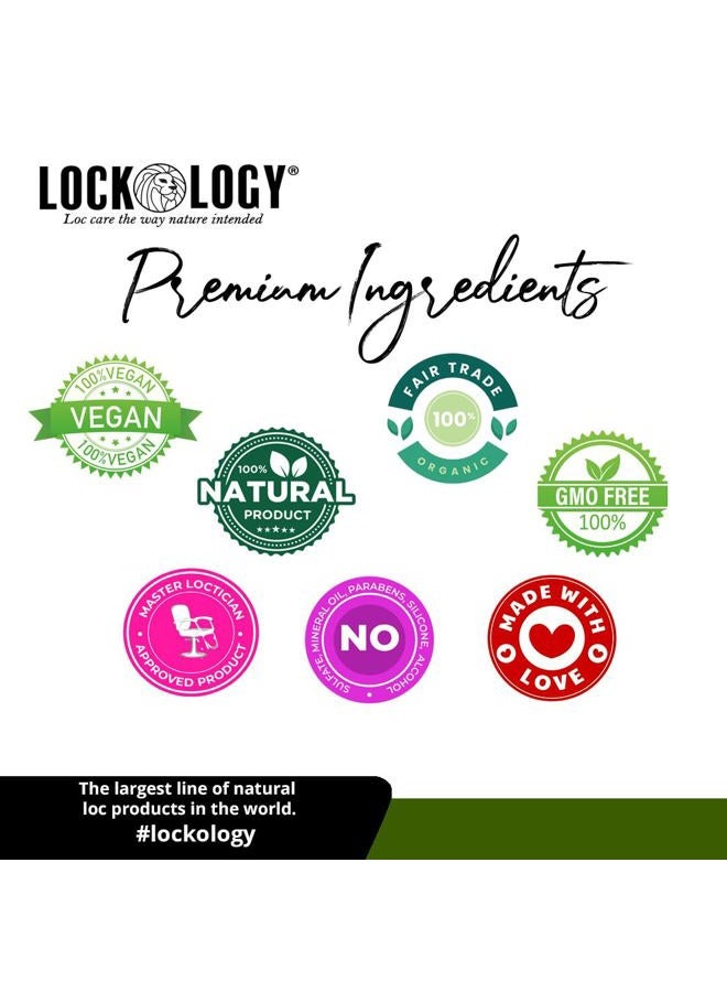 Lockology Loc Oil For Dreads, Peppermint Tea Tree Oil For Locs, Natural Oil For Dreads Black Owned & Dreadlock Hair Products - Image 5
