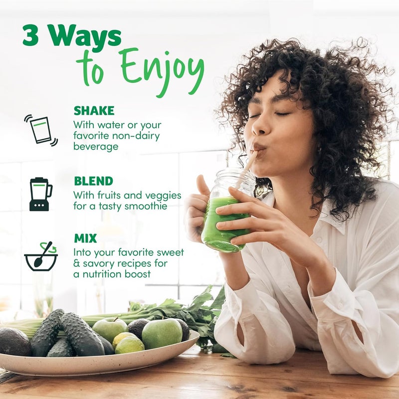 Purely Inspired Organic Greens Powder Superfood Smoothie Mix Unflavored 30 Servings  Super Greens with Probiotics Spirulina  Chlorella for Gut  Digestive Health  Vegan  GlutenFree - Image 5
