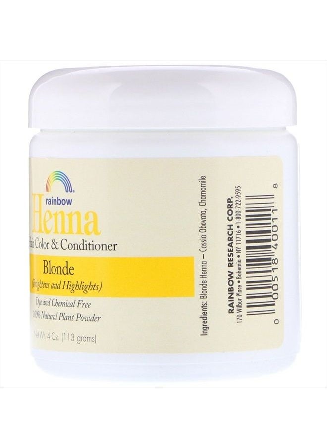 Rainbow Research RAINBOW RESEARCH HENNA,PERSIAN BLONDE, 4 OZ, EA-13 