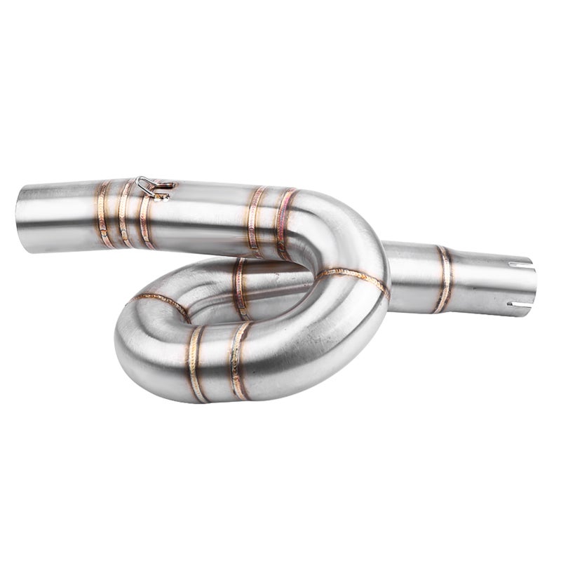 Motorcycle Exhaust Pipe High Strength Stainless Steel - Anti-Corrosion Durable Middle Link Pipe - Reducing Exhaust Temperature for Benelli BN302 TNT300 2014-2018 - Image 2