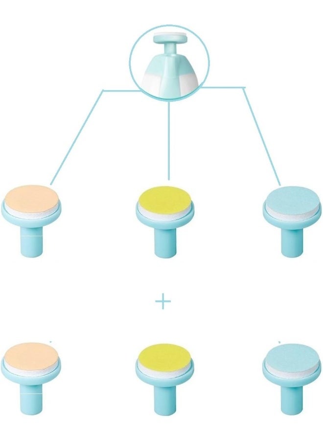 Jaybva Replacement Pads for Electric Baby Nail Trimmer - 6PCS Replacement Grinding Heads Polish Disc - Image 4