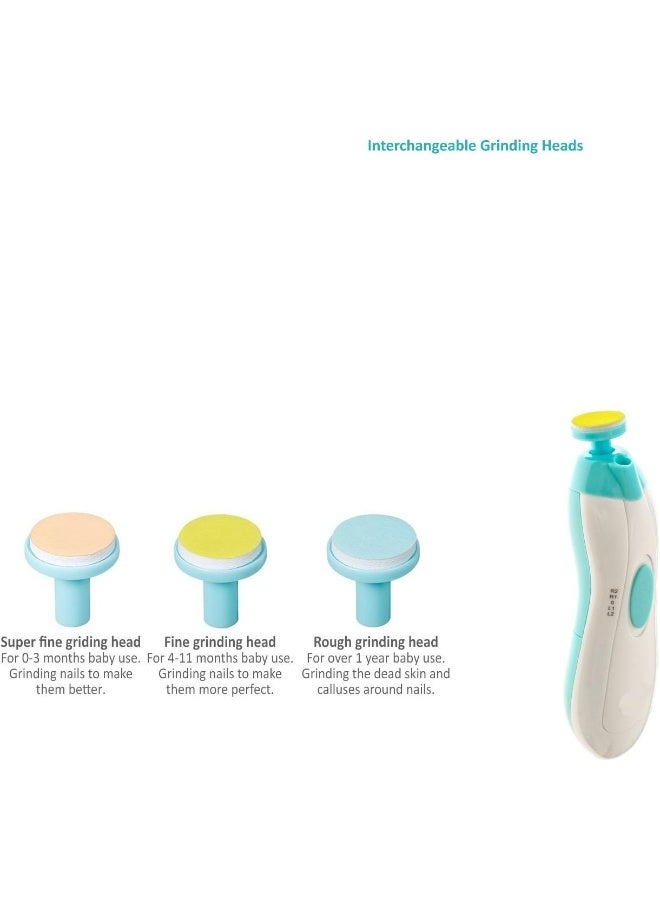 Jaybva Replacement Pads for Electric Baby Nail Trimmer - 6PCS Replacement Grinding Heads Polish Disc - Image 2