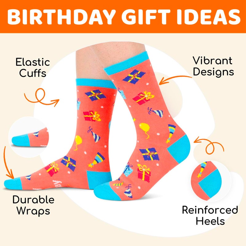 Zmart 18th Birthday Gift Ideas - 18 Year Old Girl Socks, Gifts for Young Adult Women Female - Image 4