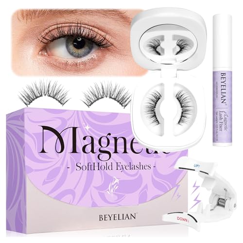 BEYELIAN Magnetic Eyelashes with Applicator Soft Magnetic Lashes Natural Look Comfortable Secure Fit Easy to Apply Reusable CS1042 - Image 1