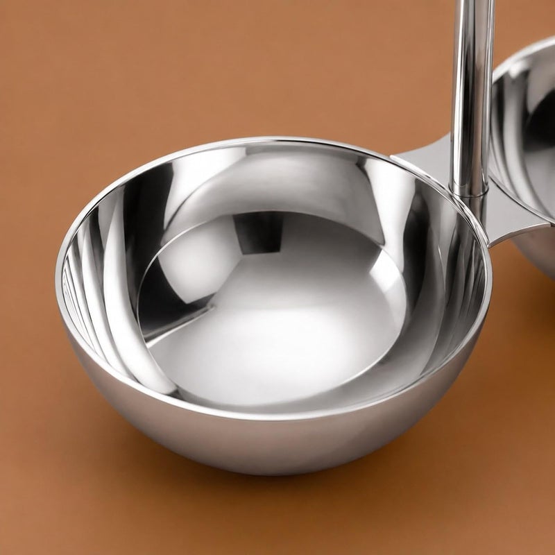 Serving Bowl Condiment Cup Soy Sauce Dishes Snack Stand for Fruit Restaurant, 2 Grid S - Image 3