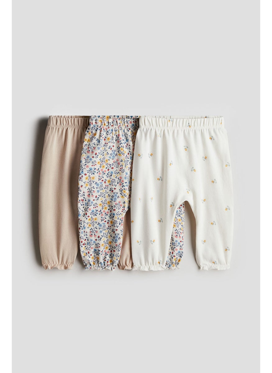 H&M 3-Pack Cotton Trousers  - Image 1