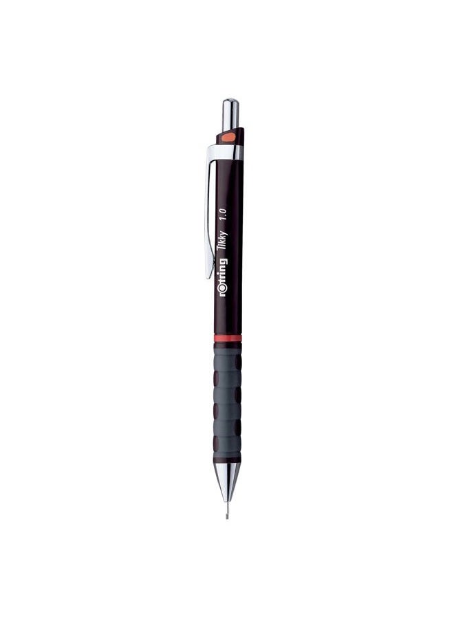 Rotring Tikky Mechanical Pencil, 1.0 mm, Burgundy (1904693) - Image 1