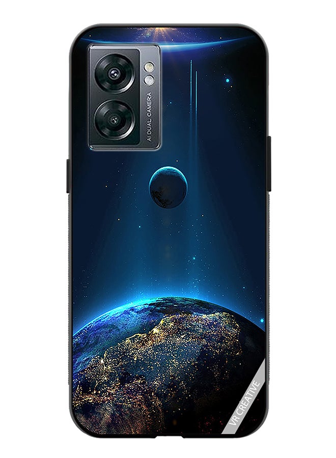 VR CREATIVE Protective Case Cover For Oppo A57 5G Galaxy Design Multicolour - Image 1