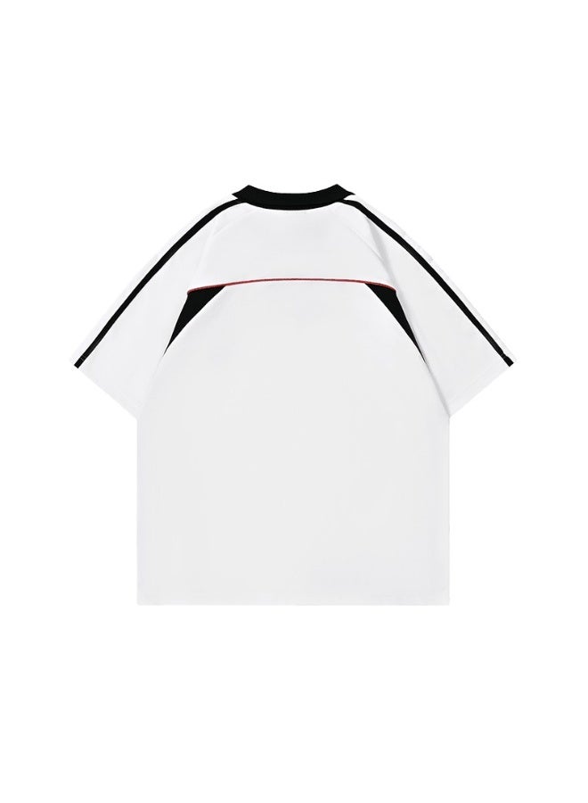 FILA lapel short sleeve Polo shirt, unisex. Suitable for outdoor sports and fitness. - Image 4