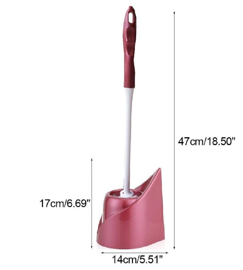 Palshiv Premium Kleeno Toilet Brush with Holder & Toilet Brush with Container (Multicolor) - Image 3
