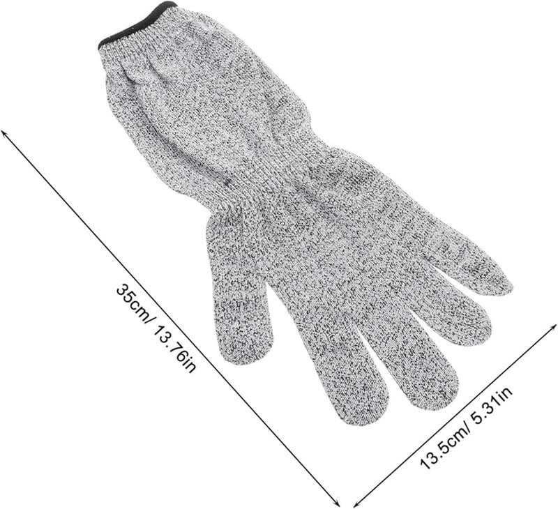 Long Cut Resistant Gloves Full Arm Guard Breathable Wear Resistant Safety Protective Work Gloves - Image 3