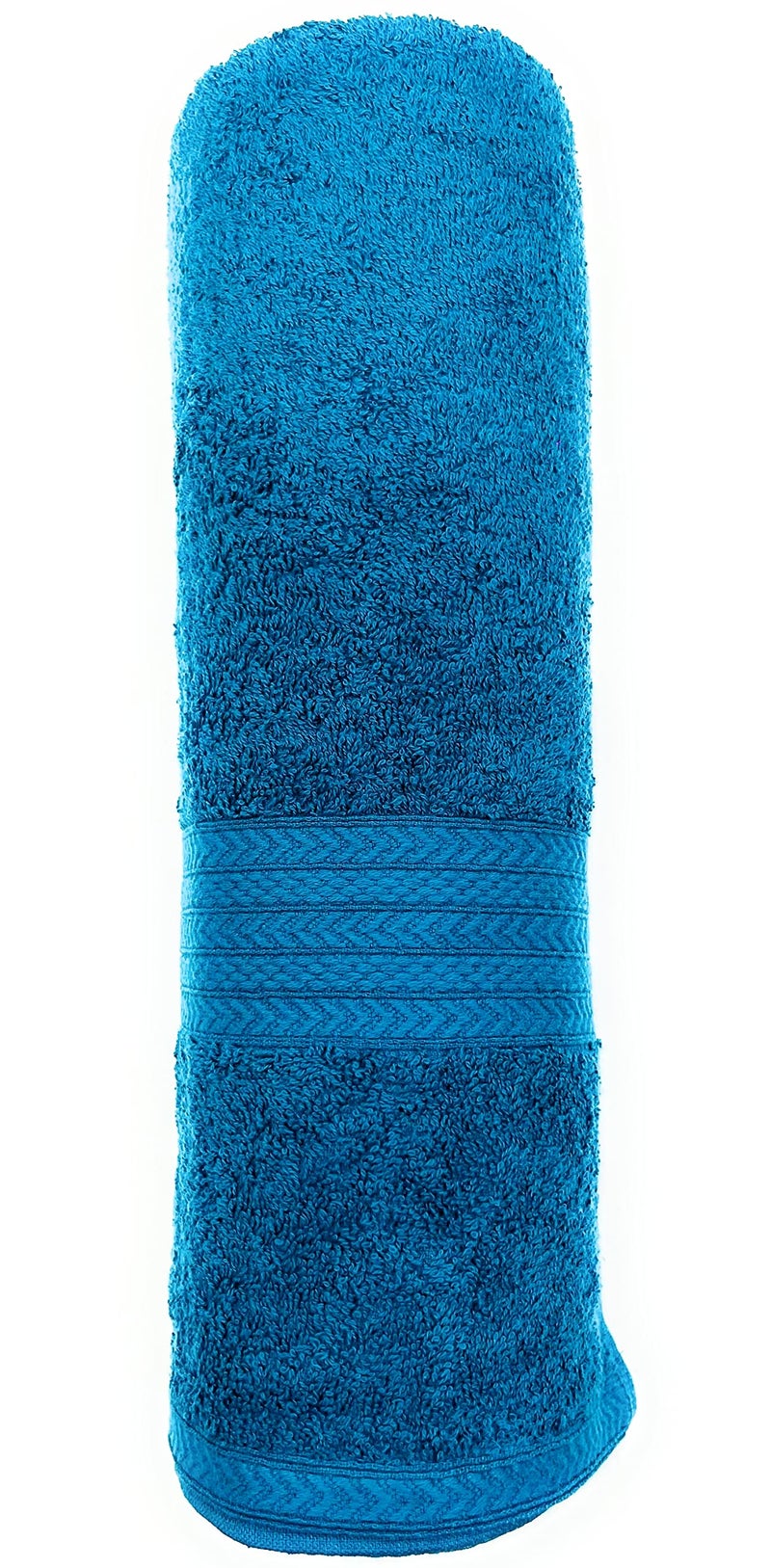 Bombay Dyeing منشفة استحمام ناعمة من قطن 100% من بومباي داينج توليب 450 جرام - حجم كبير (أكوا بلو) - Image 4