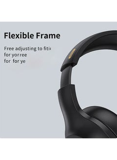 REMAX Over-Ear Wireless Headphone, Stereo Deep Bass Bluetooth Earphone, for Phone/PC, RB-660HB, Black  - Image 5