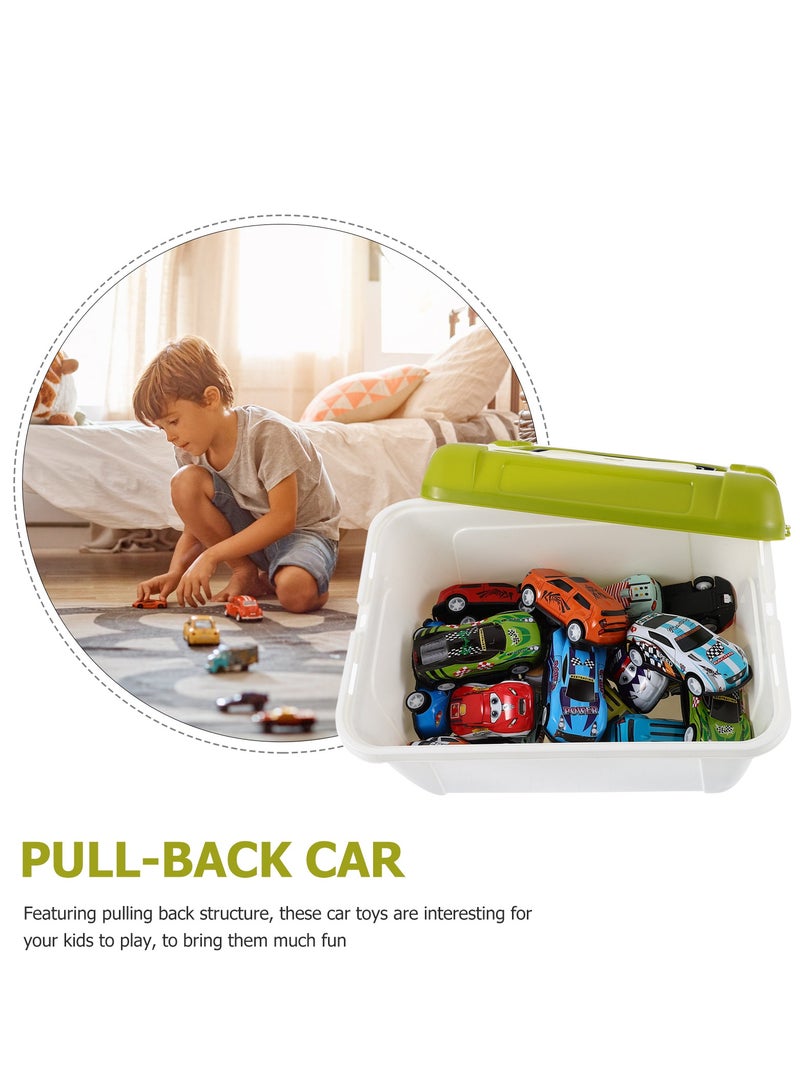 Toys Cars Party Favors, Mini Pull Back Race Cars Toy Kids Toys for Boys Girls Toddlers Party Goodie Bag for 3-10 Years Old Kids Boys Girls Gift with Storage Box - Image 5