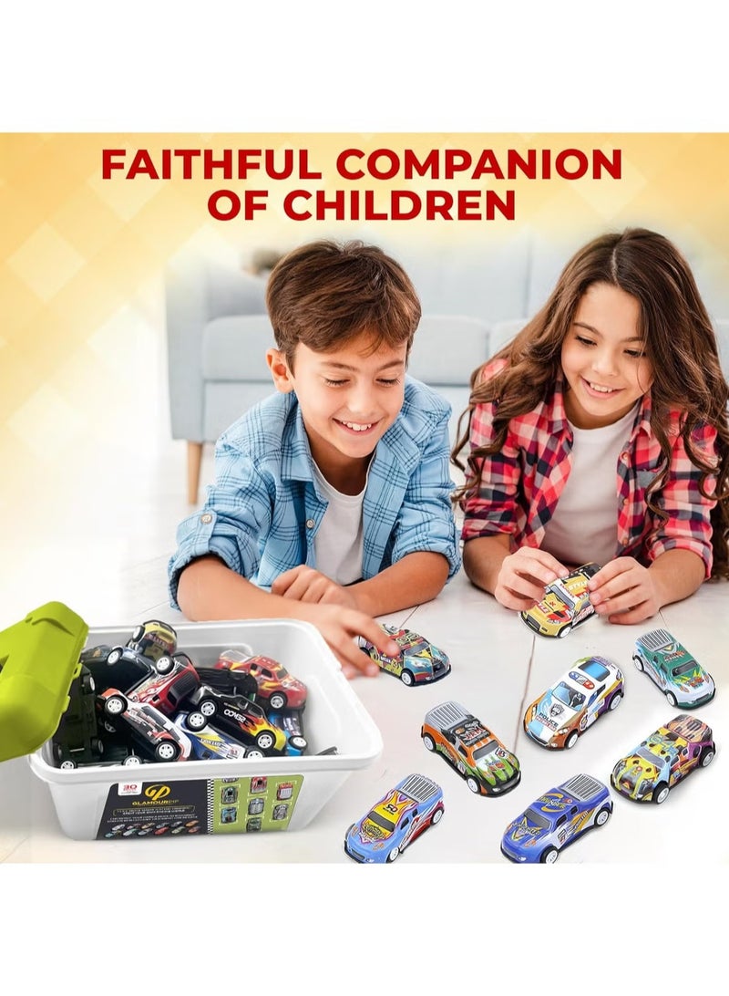 20 قطعة من ألعاب السيارات هدايا الحفلات، لعبة سيارات السباق القابلة للسحب، ألعاب صغيرة للأطفال الأولاد والبنات الصغار، حقيبة هدايا للحفلات للأطفال من سن 3 إلى 10 سنوات، هدية للأولاد والبنات مع صندوق تخزين - Image 5
