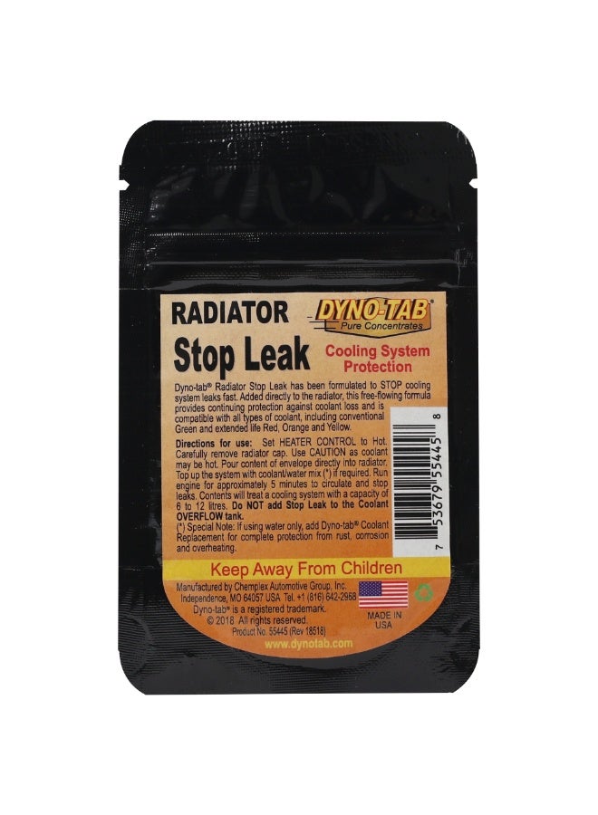 داينو-تاب دينوتاب – مانع تسريب الردياتير ونظام التبريد 55445 | حماية دائمة من التسريب | يمنع ارتفاع الحرارة وفقدان سائل التبريد | سهل الاستخدام | كيس واحد يكفي لـ 12 لتر          Ask ChatGPT - Image 3