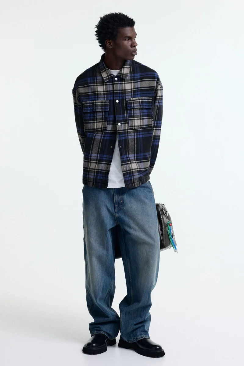 H&M Oversized Fit Flannel overshirt