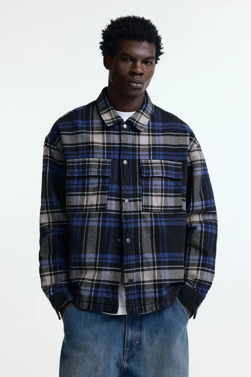 H&M Oversized Fit Flannel overshirt