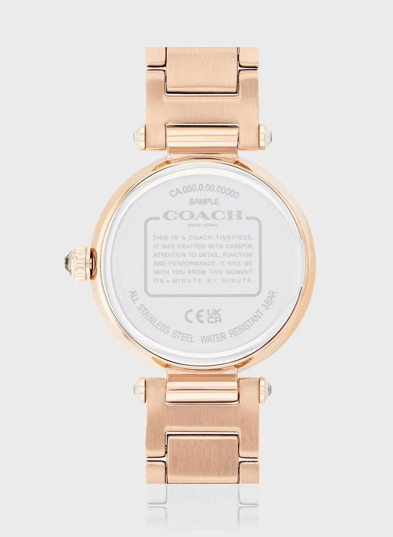 COACH Cary Steel Strap Analog Watch