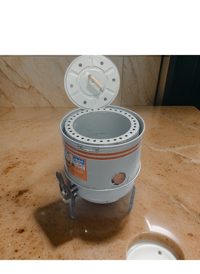Generic - Yemeni-made saj bread oven, small size, 2 keys, combines strength, safety, and economical gas consumption, making it an ideal product for daily use in homes. - Image 1