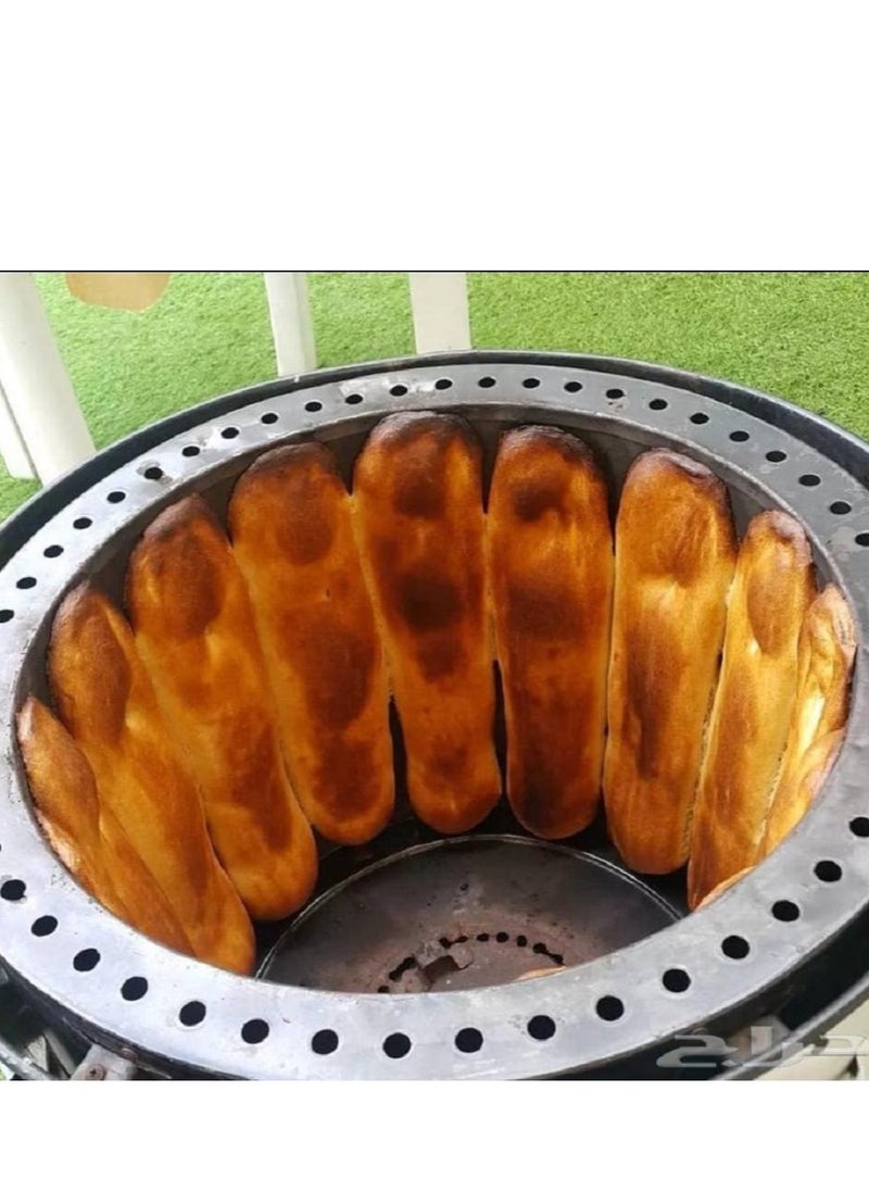 Generic - Yemeni-made saj bread oven, small size, 2 keys, combines strength, safety, and economical gas consumption, making it an ideal product for daily use in homes. - Image 1
