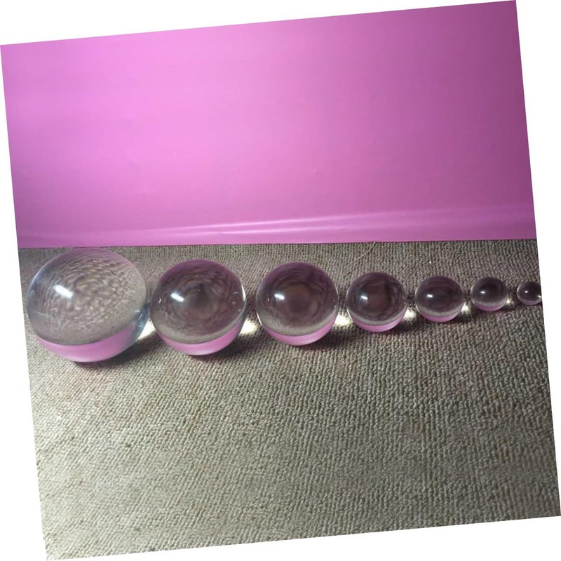 Gleavi Clear Glass Sphere Meditation Photography Prop Decorative Ball For Home Office - Image 5
