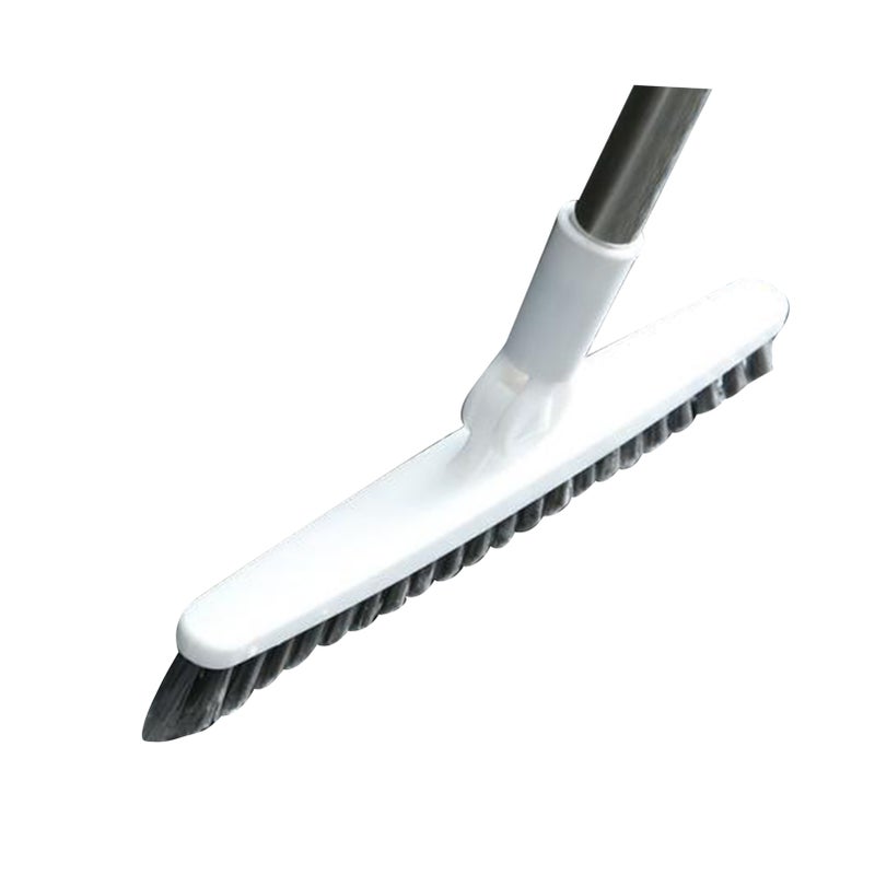 Cleaning Brush: 1 Pack Long Handle Hard Bristle - Premium Sturdy Plastic Multipurpose Crevice Brush for Bathroom, Kitchen, Toilet Floor Tile Grout Cleaning - Image 2