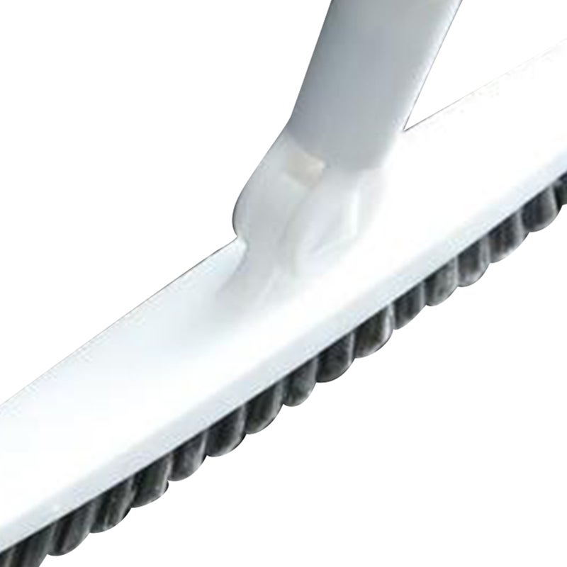 Cleaning Brush: 1 Pack Long Handle Hard Bristle - Premium Sturdy Plastic Multipurpose Crevice Brush for Bathroom, Kitchen, Toilet Floor Tile Grout Cleaning - Image 1