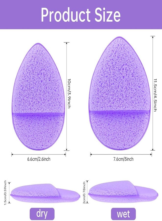 Aternal Face Cleansing Sponge Makeup Remover Sponge Set, Cleansing Puff, Colorful Facial Sponges for Face Wash, Facial Sponges for Face Wash Reusable Makeup Removing Exfoliating Pads for Daily Cleansing, Pack of 2 - Image 5