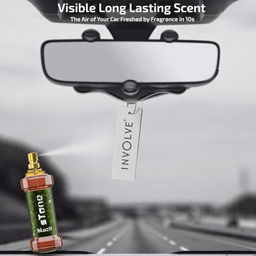 Involve your senses INVOLVE Rainforest Black Stone Scent Car Perfume - IRF09-30 ml | Fresh Fine Fragrance Spray Air Freshener| Car Accessories Interior | Long Lasting Fragrance| Car Fresheners - Image 4