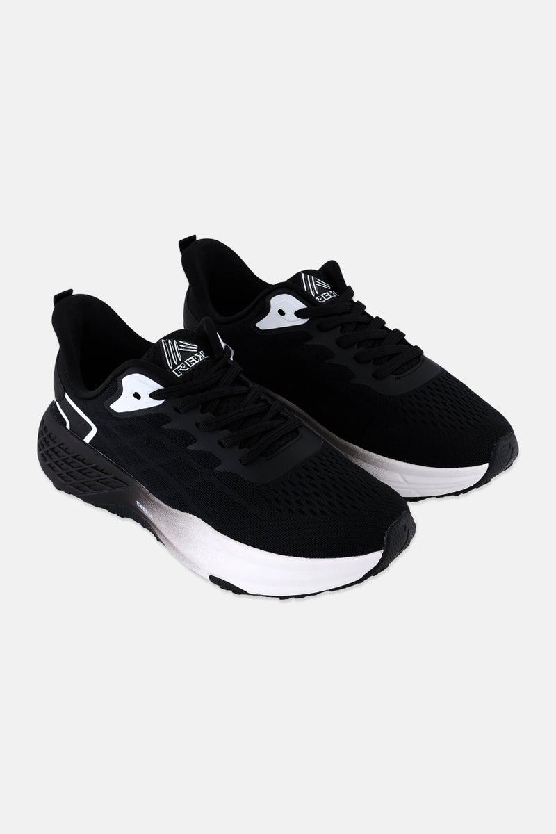 RBX Men Lace Up Outdoor Shoes, Black - Image 1